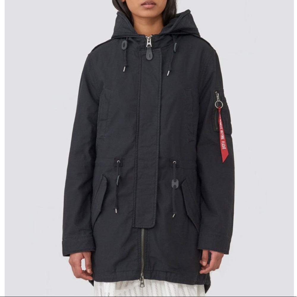 NWT Alpha Industries Meri Fishtail Field Coat